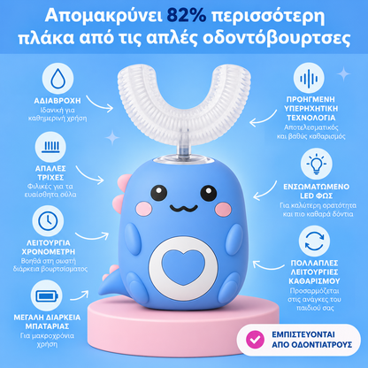 Υπερηχητική Οδοντόβουρτσα U-Shape 360°