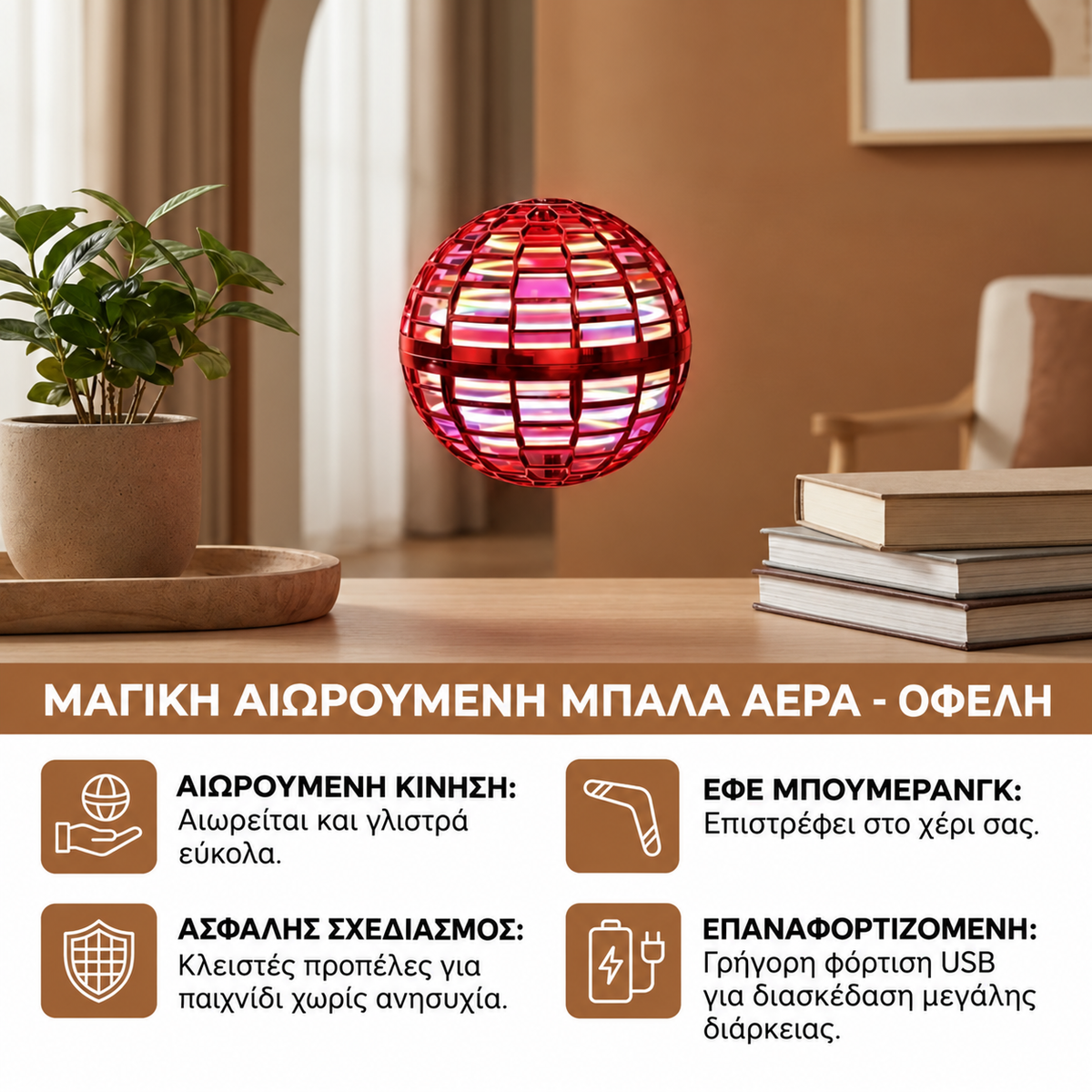 Μαγική Αιωρούμενη Μπάλα Αέρα