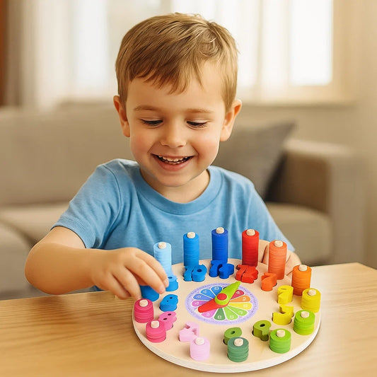 Εκπαιδευτικό Ρολόι Μοντεσσοριανού Τύπου